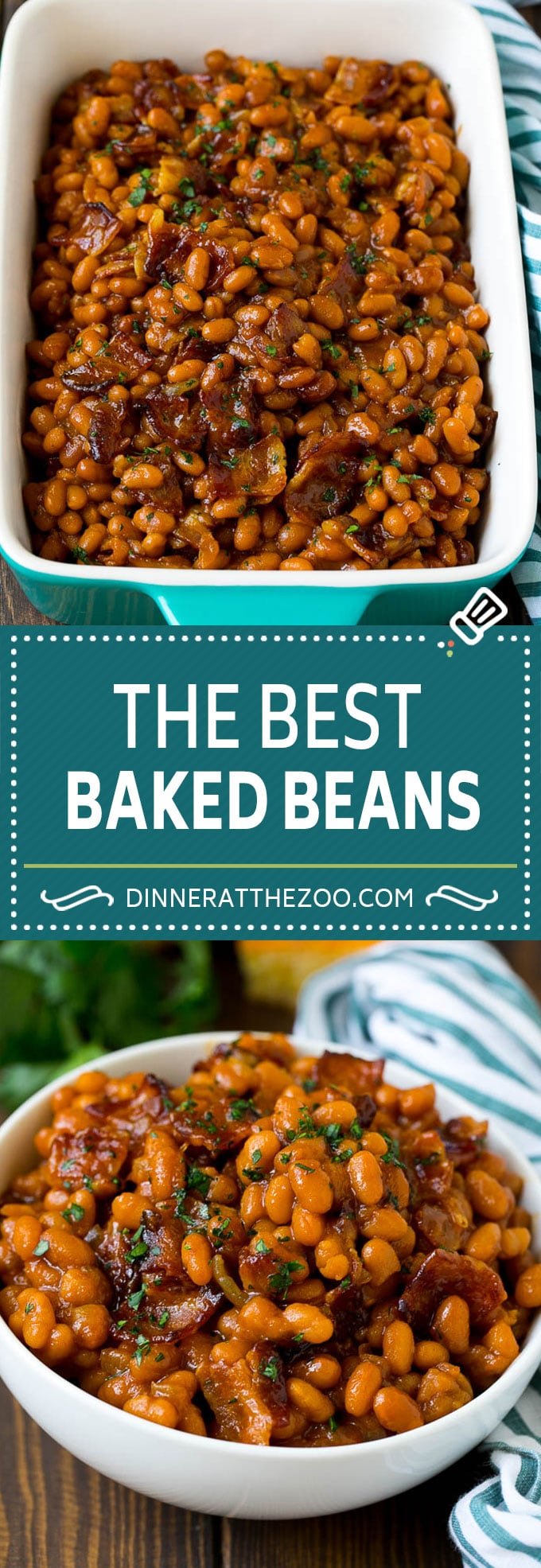 Baked Beans Recipe #beans #bacon #sidedish #bbq #dinner #bajap