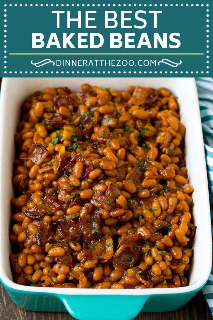 Baked Beans Recipe #beans #bacon #sidedish #bbq #dinner #bajap
