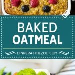 Baked Oatmeal Recipe | Meal Prep | Healthy Oatmeal #oatmeal #casserole #breakfast #brunch #bajap #mealprep