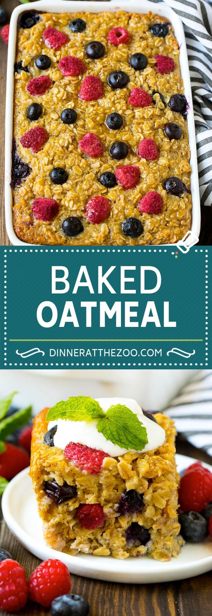 Baked Oatmeal Recipe | Meal Prep | Healthy Oatmeal #oatmeal #casserole #breakfast #brunch #bajap #mealprep
