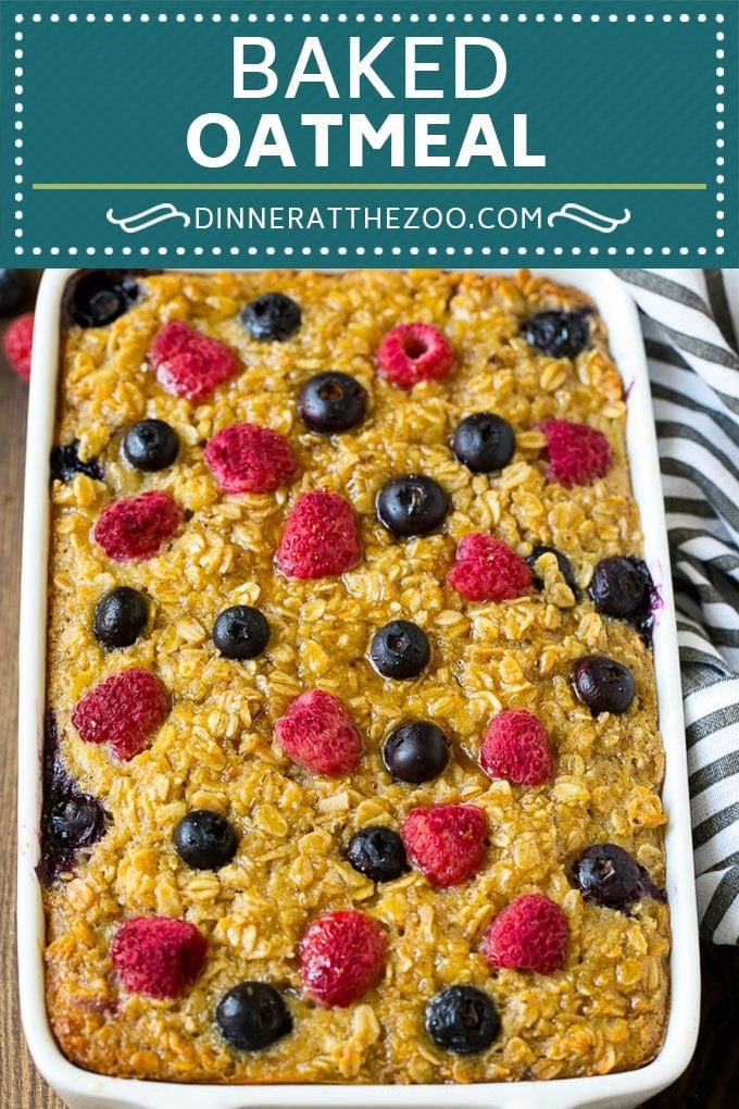 Baked Oatmeal Recipe | Meal Prep | Healthy Oatmeal #oatmeal #casserole #breakfast #brunch #bajap #mealprep