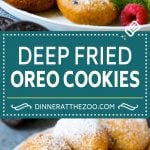 Fried Oreos Recipe #oreos #cookies #dessert #chocolate #bajap