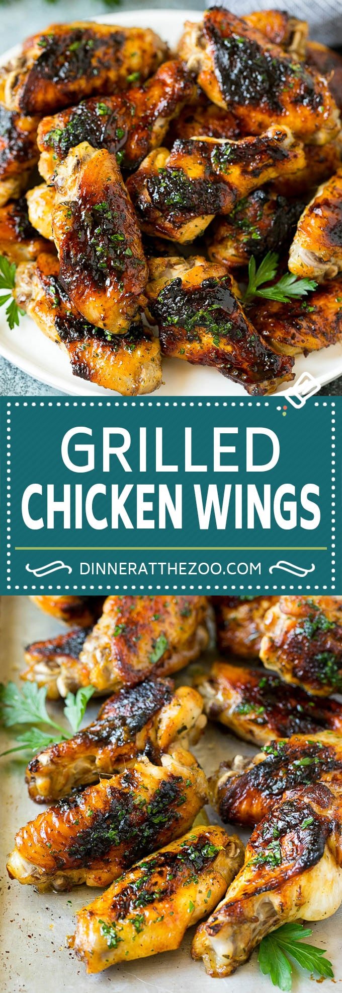 Grilled Chicken Wings | Marinated Chicken Wings | Grilled Chicken #chicken #chickenwings #grilling #marinade #dinner #appetizer #bajap