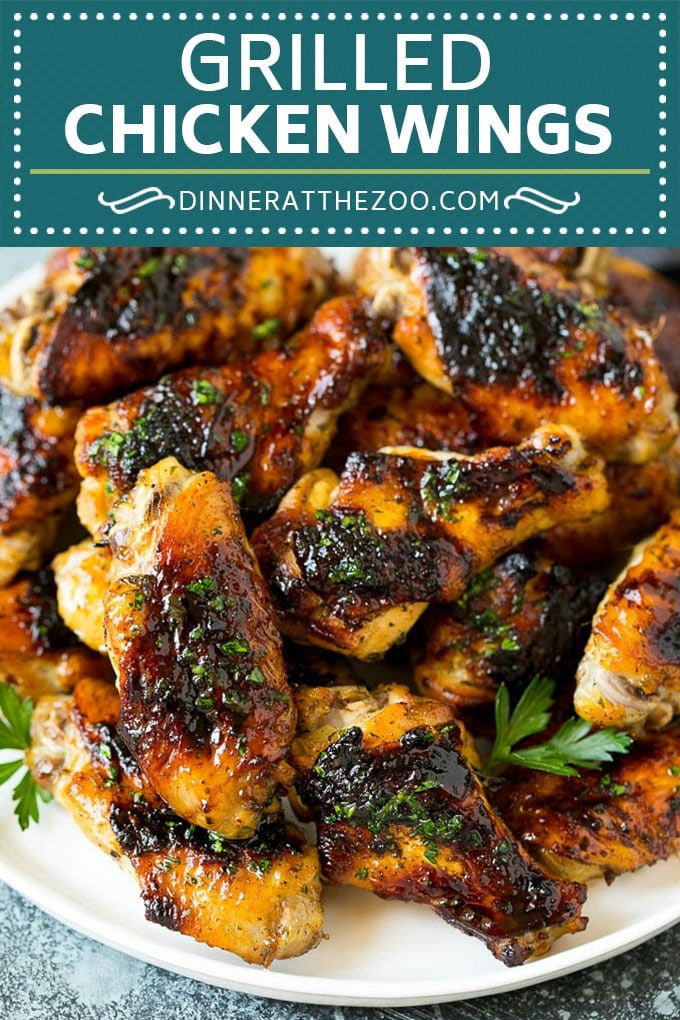 Grilled Chicken Wings | Marinated Chicken Wings | Grilled Chicken #chicken #chickenwings #grilling #marinade #dinner #appetizer #bajap