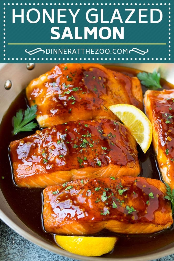 Honey Glazed Salmon Recipe | Seared Salmon #salmon #honey #dinner #fish #garlic #bajap