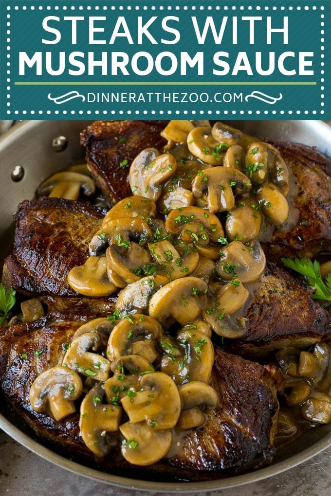Mushroom Steak Sauce Recipe #mushrooms #steak #beef #dinner #bajap