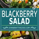 Blackberry Salad Recipe | Summer Salad #salad #blackberries #apricot #corn #dinner #healthy #bajap