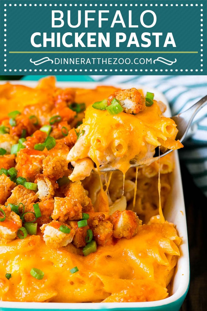 Buffalo Chicken Pasta Recipe | Baked Pasta #chicken #buffalochicken #pasta #cheese #dinner #bajap