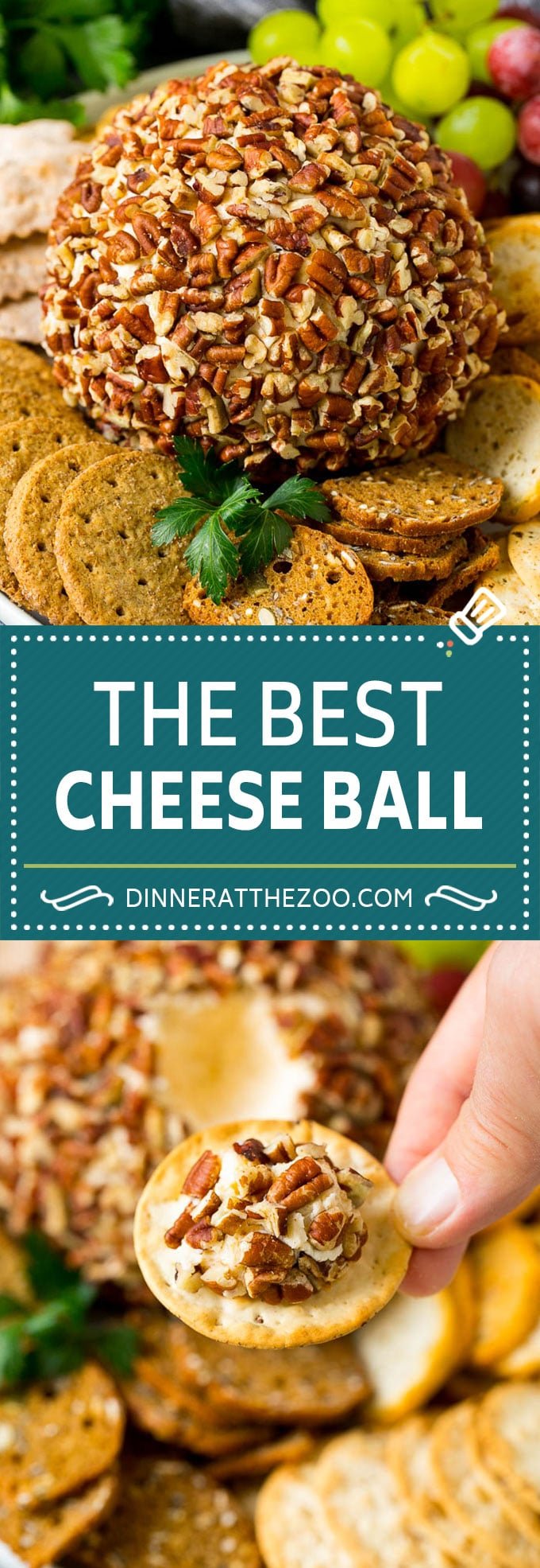 Cheese Ball Recipe #cheese #cheeseball #pecans #appetizer #snack #keto #lowcarb #bajap