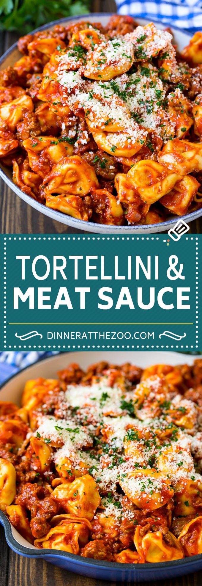 Cheese Tortellini in Meat Sauce #tortellini #pasta #sauce #dinner #bajap #cheese