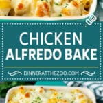 Chicken Alfredo Bake | Baked Pasta #chicken #pasta #cheese #comfortfood #dinner #bajap