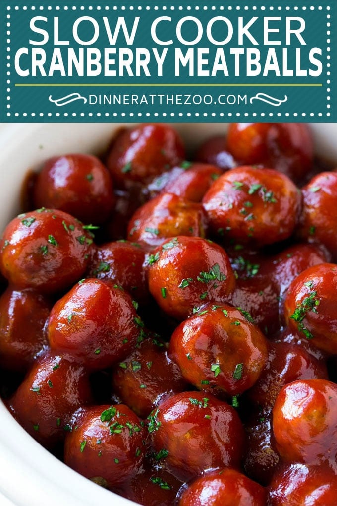 Cranberry Meatballs Recipe | Slow Cooker Meatballs | Slow Cooker Appetizer | Crockpot Meatballs #meatballs #cranberry #appetizer #slowcooker #crockpot #bajap