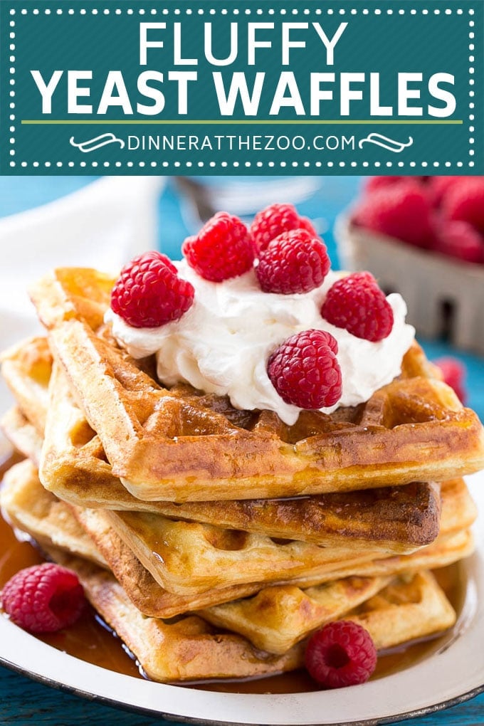 Yeast Waffles Recipe | Homemade Waffles #waffles #breakfast #brunch #bajap