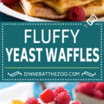 Yeast Waffles Recipe | Homemade Waffles #waffles #breakfast #brunch #bajap