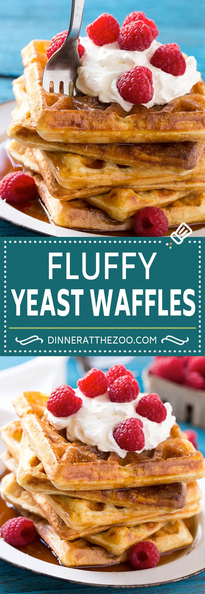 Yeast Waffles Recipe | Homemade Waffles #waffles #breakfast #brunch #bajap