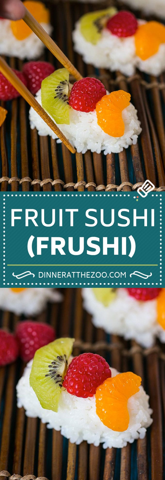 Fruit Sushi Recipe | Dessert Sushi #fruit #sushi #snack #dessert #bajap