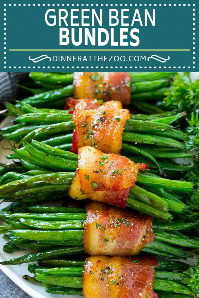 Green Bean Bundles Recipe | Bacon Wrapped Green Beans | Green Beans with Bacon | Green Beans Recipe #bacon #greenbeans #sidedish #dinner #bajap
