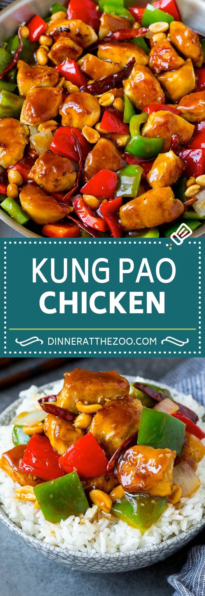 Kung Pao Chicken Recipe | Chicken Stir Fry #chicken #stirfry #chinesefood #peanuts #peppers #dinner #bajap