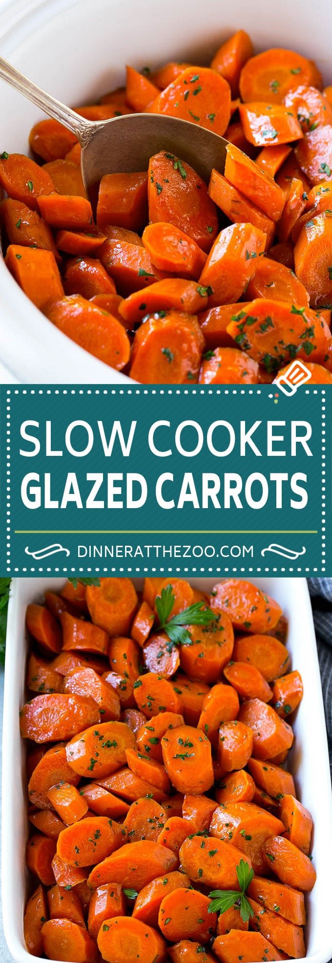 Slow Cooker Glazed Carrots Recipe | Brown Sugar Glazed Carrots | Slow Cooker Carrots #carrots #sidedish #slowcooker #crockpot #bajap