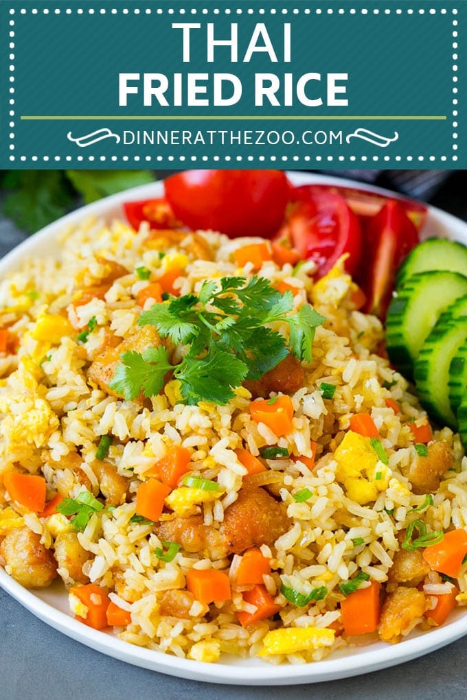 Thai Fried Rice Recipe | Chicken Fried Rice #rice #chicken #friedrice #thaifood #stirfry #dinner #bajap