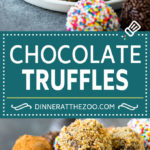 Chocolate Truffles Recipe | Homemade Candy #candy #truffles #chocolate #dessert #sprinkles #bajap