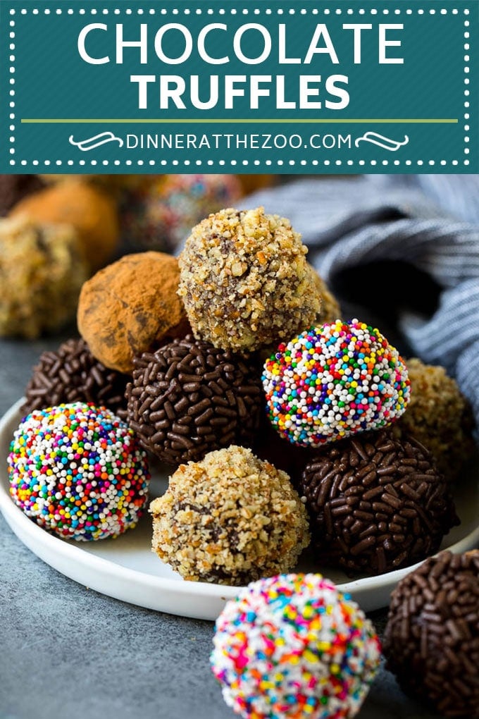 Chocolate Truffles Recipe | Homemade Candy #candy #truffles #chocolate #dessert #sprinkles #bajap