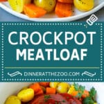 Crockpot Meatloaf Recipe | Slow Cooker Meatloaf #meatloaf #beef #slowcooker #crockpot #dinner #bajap