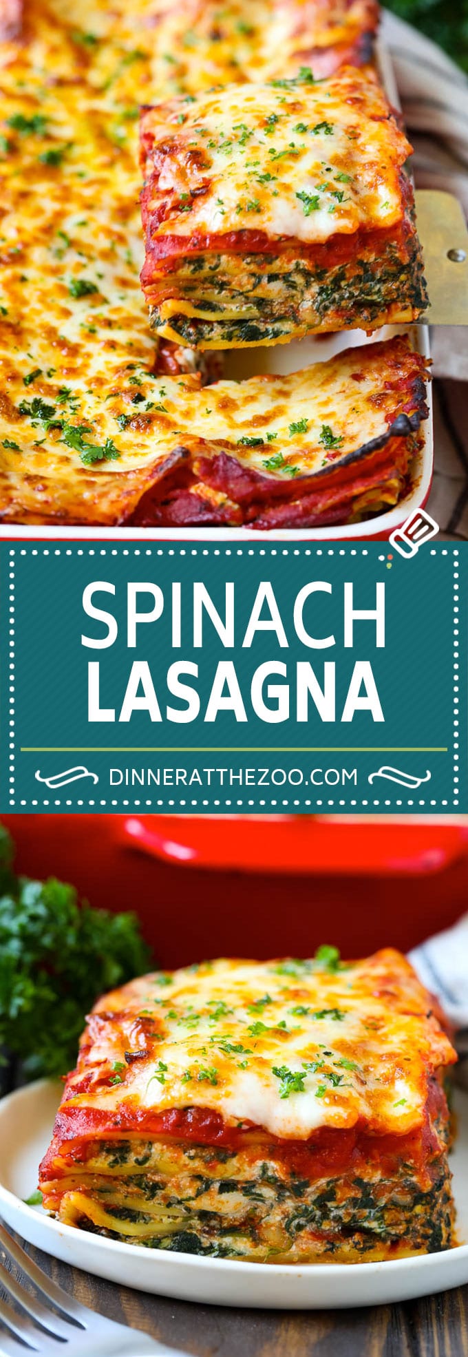 Spinach Lasagna Recipe | Vegetarian Lasagna #lasagna #spinach #cheese #pasta #italianfood #dinner #bajap