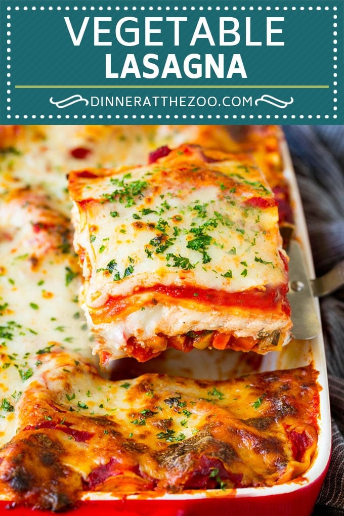 Vegetable Lasagna Recipe | Vegetarian Lasagna #lasagna #vegetarian #veggies #cheese #pasta #dinner #bajap