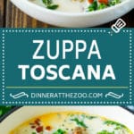 Zuppa Toscana Recipe | Sausage and Potato Soup #soup #sausage #bacon #potato #kale #italianfood #dinner #bajap