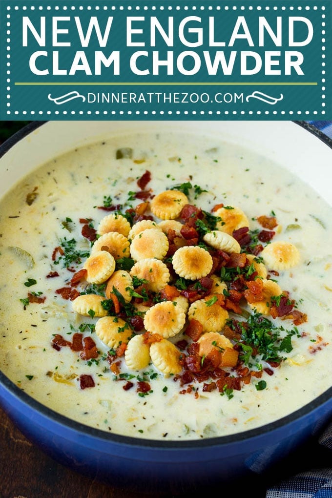 New England Clam Chowder Recipe | White Clam Chowder #chowder #soup #seafood #clams #bacon #dinner #bajap