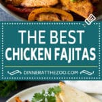 Chicken Fajitas Recipe #chicken #fajitas #peppers #dinner #bajap #lowcarb