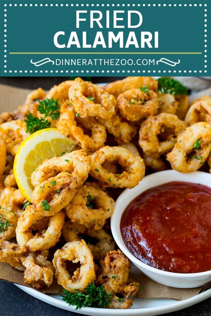 Fried Calamari Recipe #seafood #appetizer #dinner #bajap