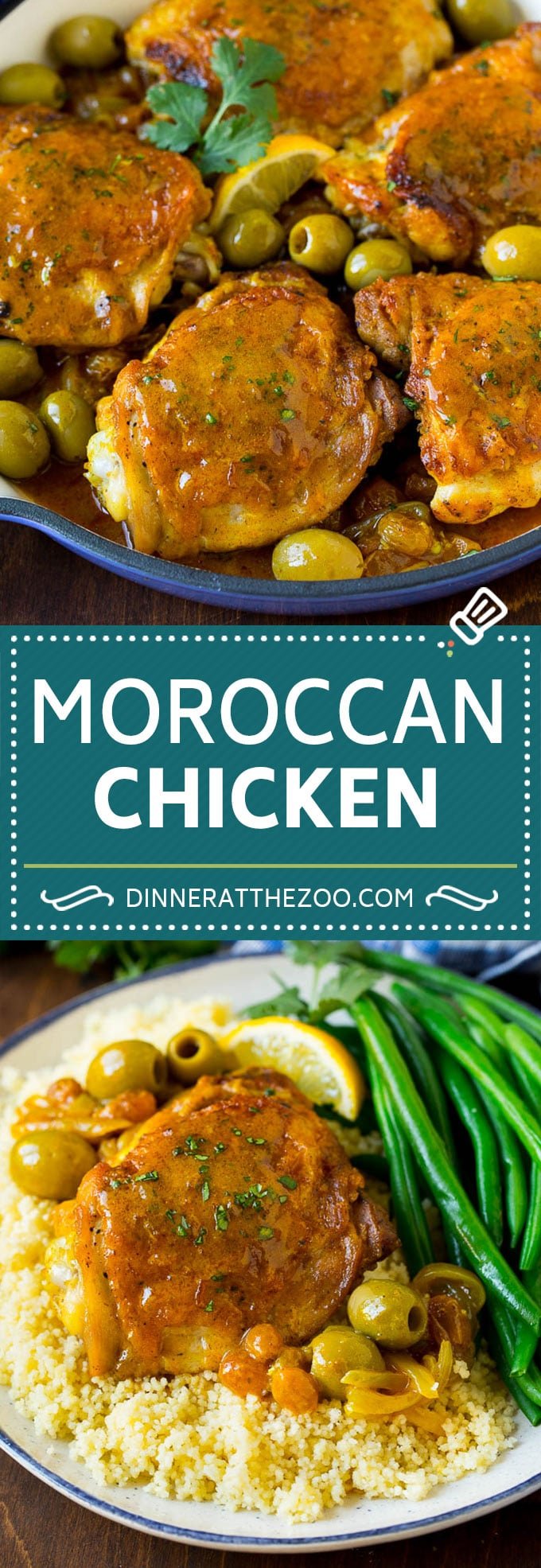 Moroccan Chicken Recipe #chicken #dinner #olives #bajap