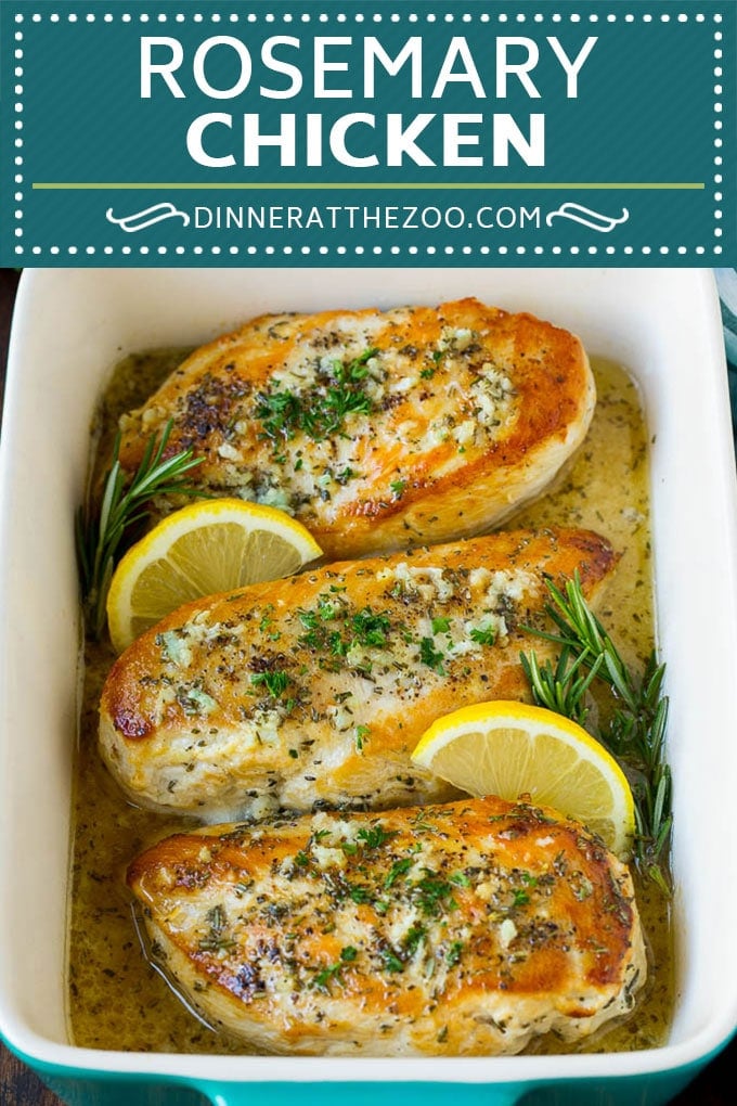 Rosemary Chicken Recipe | Baked Chicken #chicken #lemon #garlic #lowcarb #dinner #bajap #rosemary
