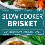 Slow Cooker Brisket Recipe | Crockpot Brisket #beef #slowcooker #crockpot #dinner #bajap