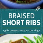 Braised Short Ribs Recipe #beef #dinner #bajap