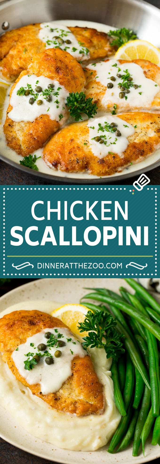 Chicken Scallopini Recipe #chicken #chickenbreast #dinner #bajap