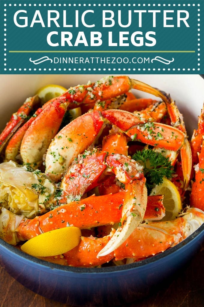 Crab Legs with Garlic Butter #crab #seafood #dinner #lowcarb #bajap