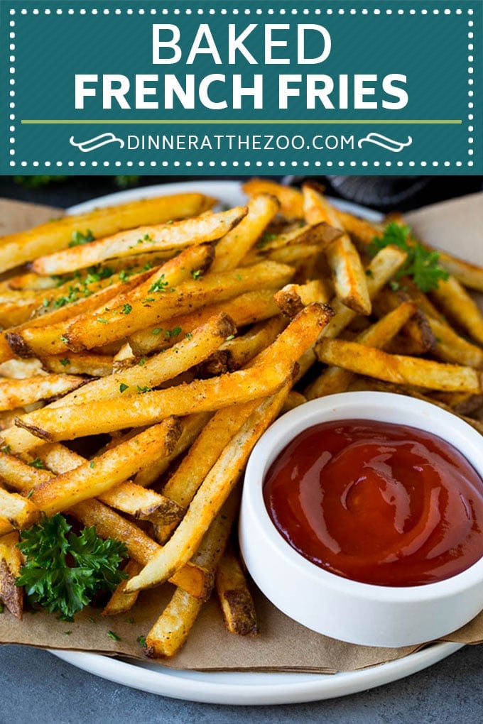 Baked French Fries Recipe #potatoes #fries #dinner #bajap