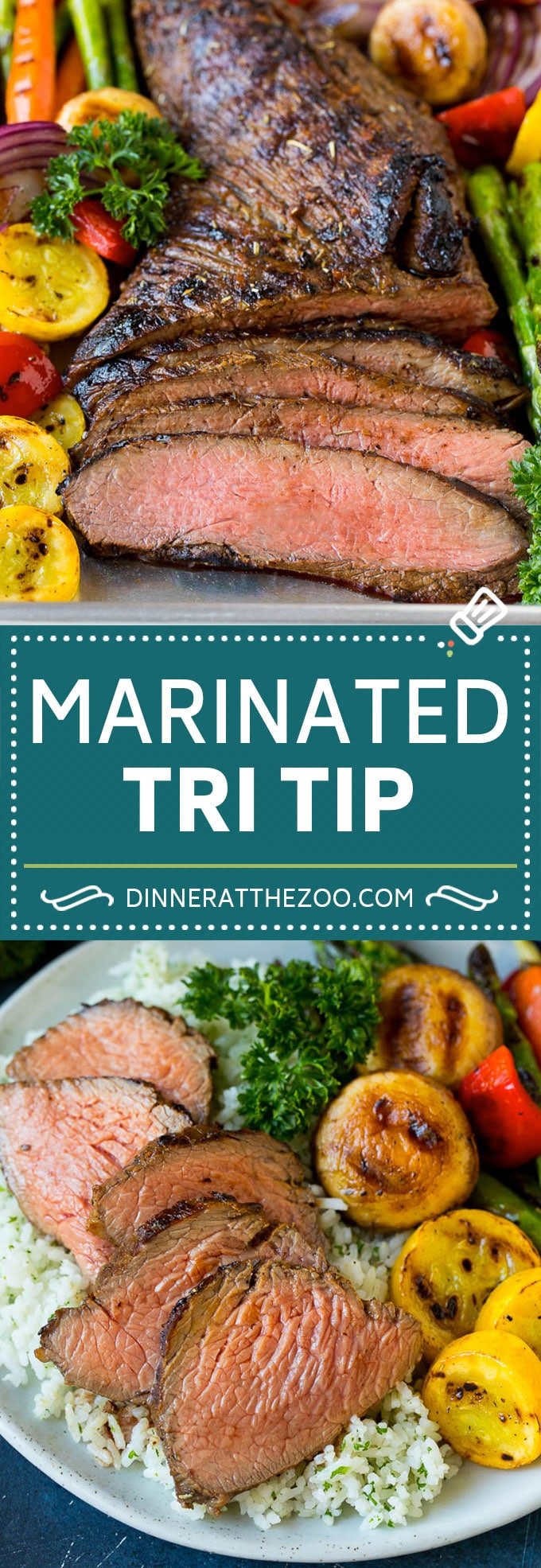 The best tri tip marinade for perfectly tender beef every time! #beef #bajap