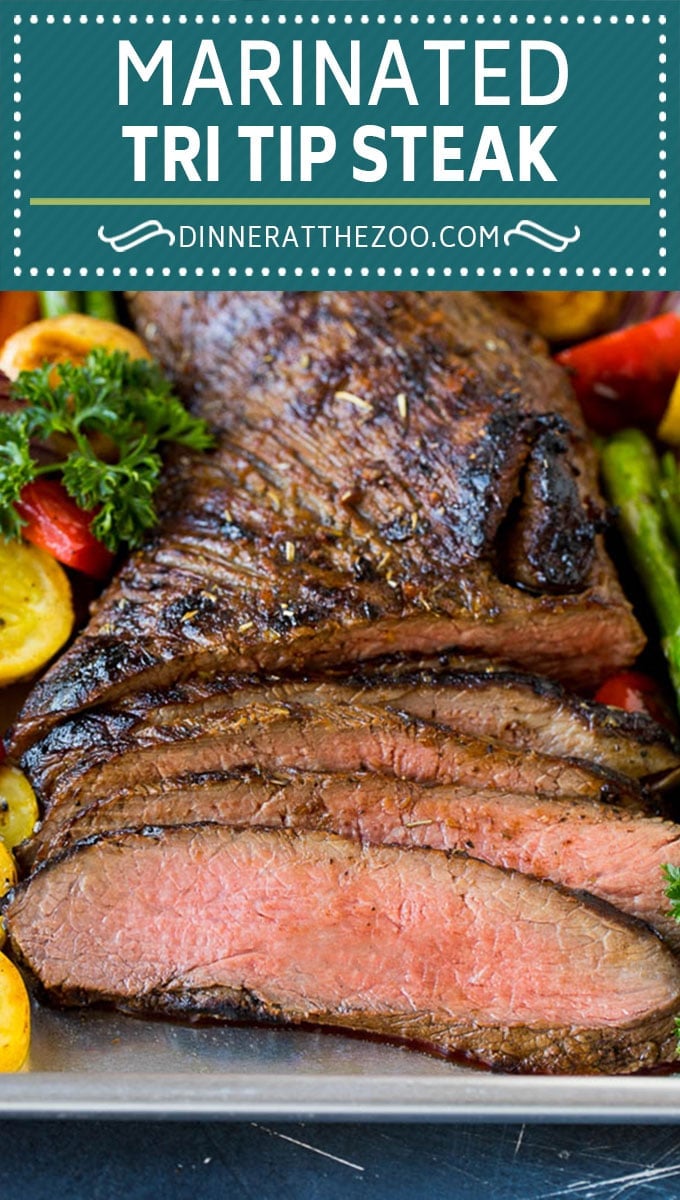 The best tri tip marinade for perfectly tender beef every time! #beef #bajap