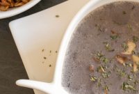Hearty Chestnut and Porcini Mushroom Soup