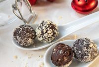 Dark Chocolate Truffles with Boozy Orange Marmalade