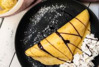 Vanilla Bean Ice Cream Pancakes