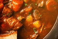 Hearty Crockpot Beef Stew
