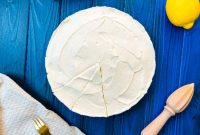 Easy No-Bake Lemon Blueberry Cheesecake