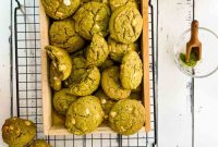 Gourmet Matcha White Chocolate Chip Cookies