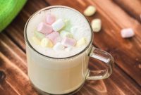 Decadent White Hot Chocolate with Chocolate Chips