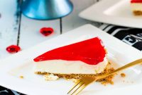 Valentine’s No-Bake Raspberry Cheesecake